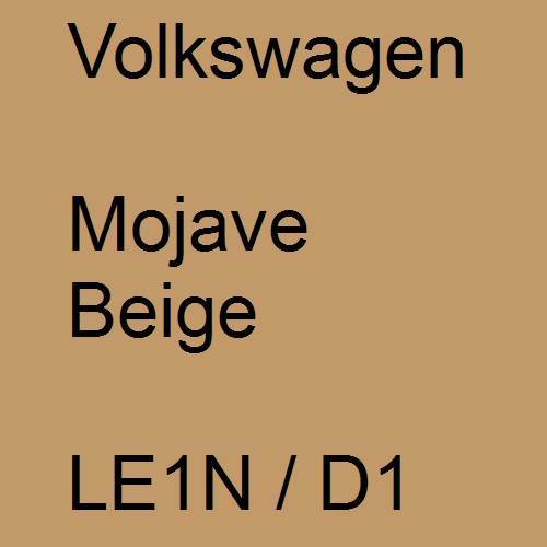 Volkswagen, Mojave Beige, LE1N / D1.